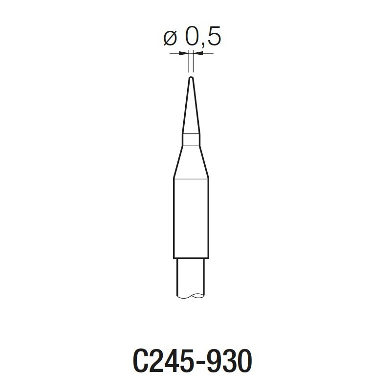Jbc C245-001 C245-030 C245-032 C245-036 ponta de solda, para C245-930 caneta de solda