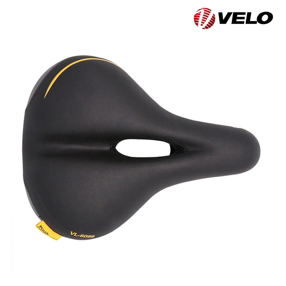 VELO Soft Bicycle Saddle MTB Road bike Thickened Ball Comfortable PU Leather Bicycle Saddle Bike Seat Cushion VL-6099E