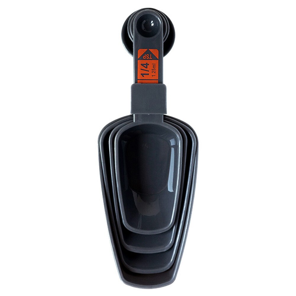 4 unids/set de plástico extremo doble harina cuchara de medir café cocina herramientas para hornear