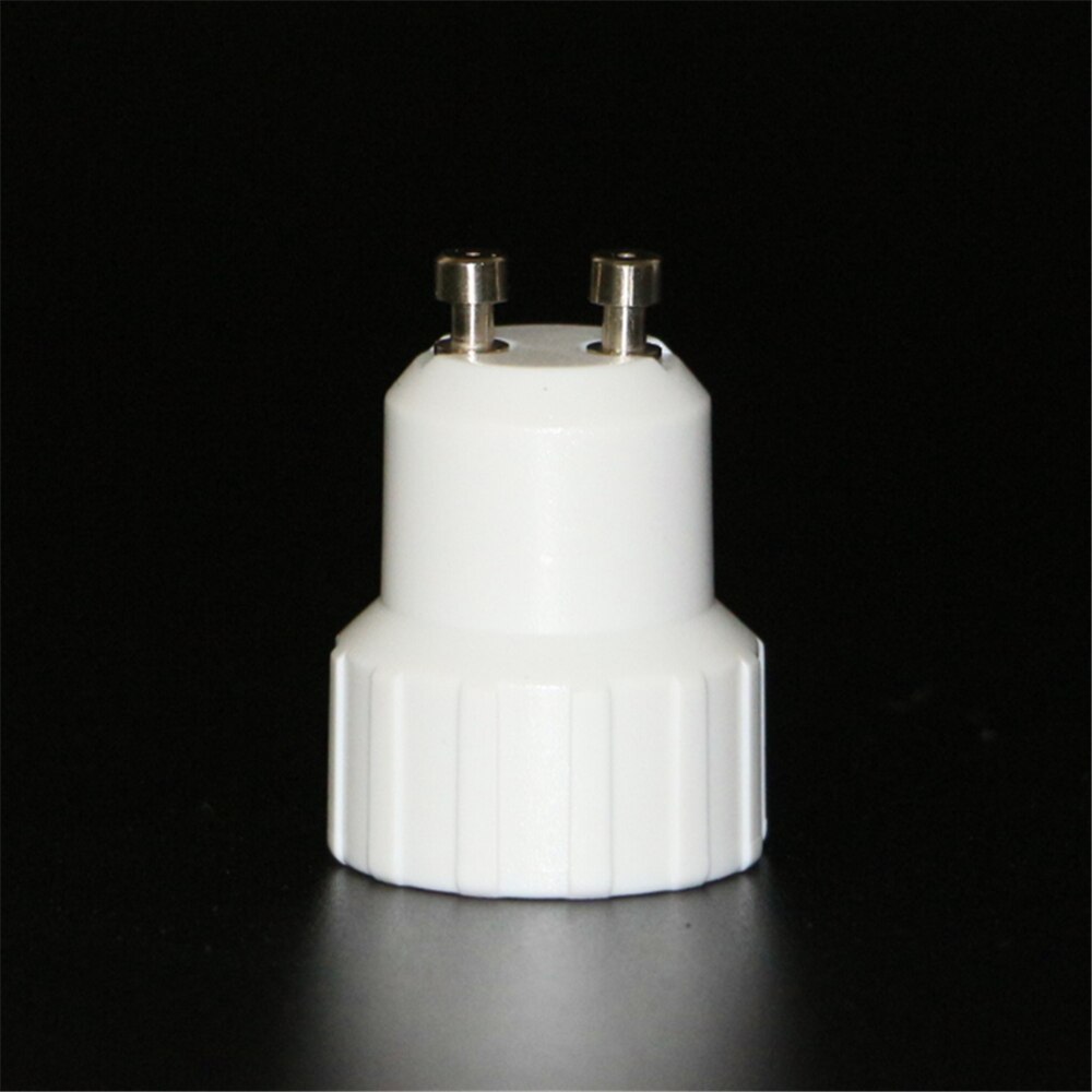 1Pcs GU10( Female Socket ) to E14( Male Plug ) Adapter Socket Base Halogen CFL Light Bulb Lamp Converter Holder