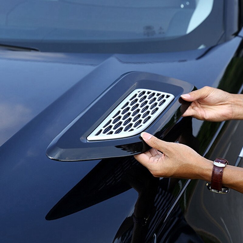 -Car Hood Air Vent Outlet Wing Trim for Land Rover Discovery 5 LR5 Decorative Accessory