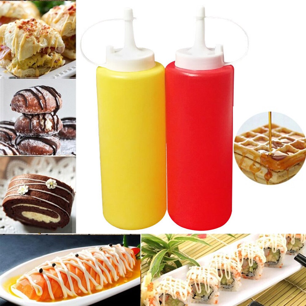 2 Stuks Fles Plastic Restaurant Cruet Keuken Benodigdheden Pompoen Bakken