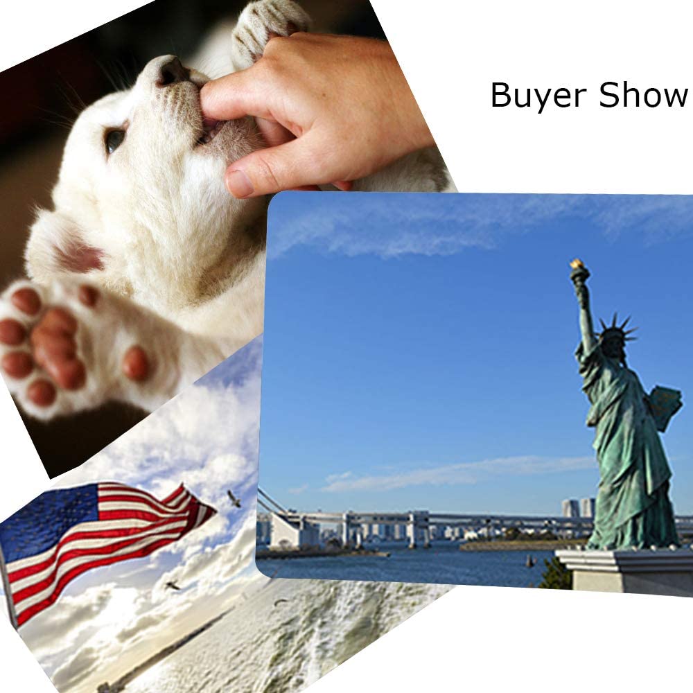 10pcs Sublimation Mouse Pad Blank Mouse Pad Sublimation Blanks Mousepad for Sublimation Transfer Heat Press Printing Crafts