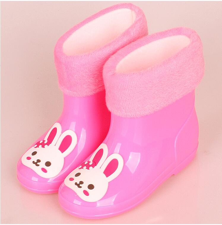 2018New Lente Rubber Laarzen Kinderen Laarzen Voor Meisjes Jongens Kids Cartoon Regenlaarzen Snoep Kleur Antislip Regenlaars Waterdichte Schoenen