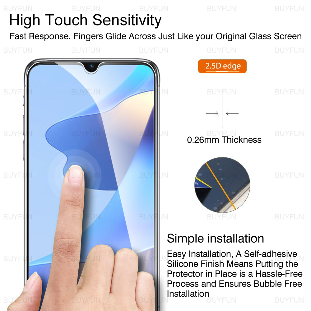 3 stücke screen protector für oppo A16 6,52 zoll HD front schutz ausgeglichenes auf für oppo A94 A74 A54 5G appo eine 16 safty glas