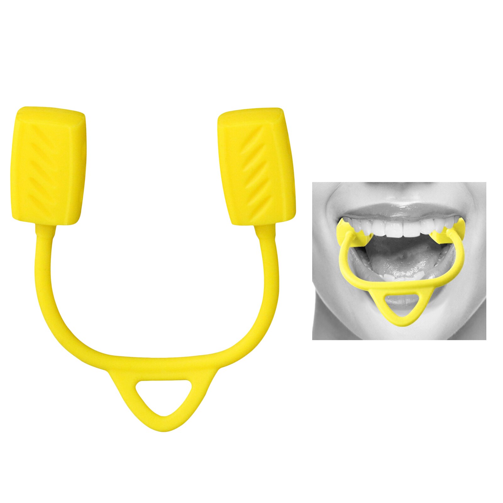 Kaaklijn Exerciser Gezicht Hals Fitness Trainer Dubbele Kin Reducer Gezicht Shaper Kaak Exerciser Kaaklijn Trainer Facial Spier Trainer: Yellow 30lbs