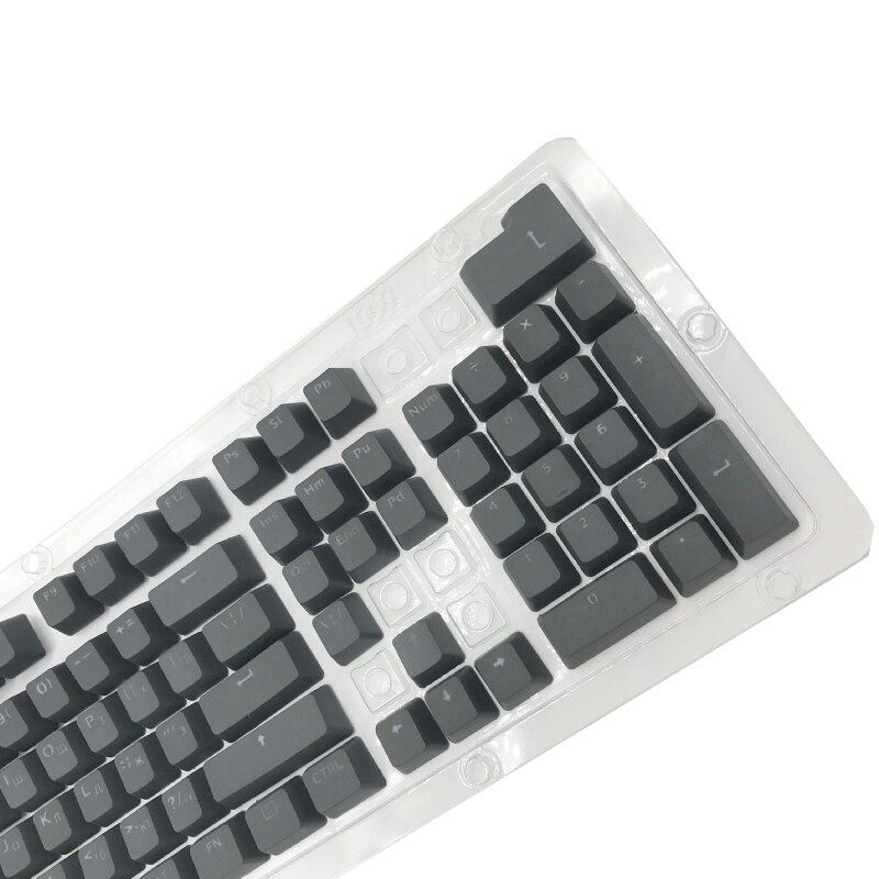 104 Keys Russian Backlit PBT Keycap OEM Profile Double Shot Backlight Keycaps