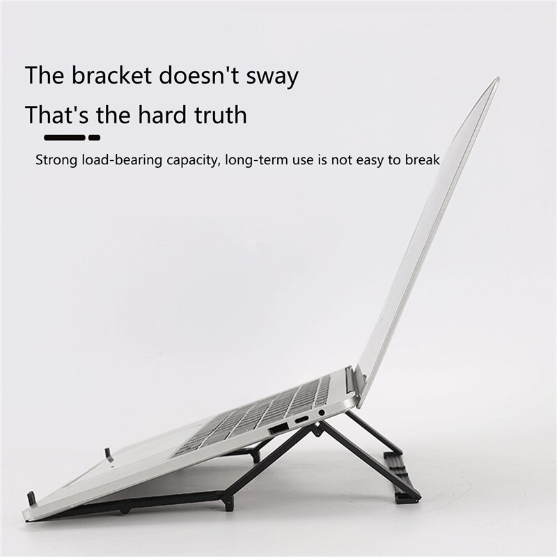 Adjustable Desktop Laptop Stand Hollow Out Foldable Tablet Holder Protect Eyes And Posture For Notebook And Tablet Computer