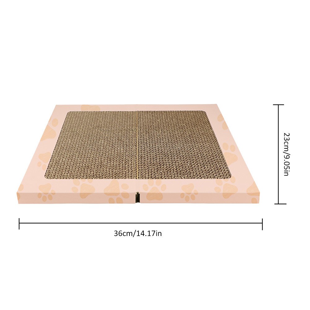 Cat Scratch Board Corrugated Paper Funny Cat Toy Teeterboard Seesaw Scratcher Claws Care Board Cat Scratch Sleeping Playing Mat