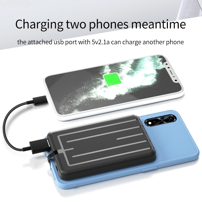Magnetische powerbank-hoes met 10000 mah batterijlader voor samsung galaxy  a12 a22 a32 a42 a52 a52s a72 a82 a33 a53 a73 a23 5g 4g