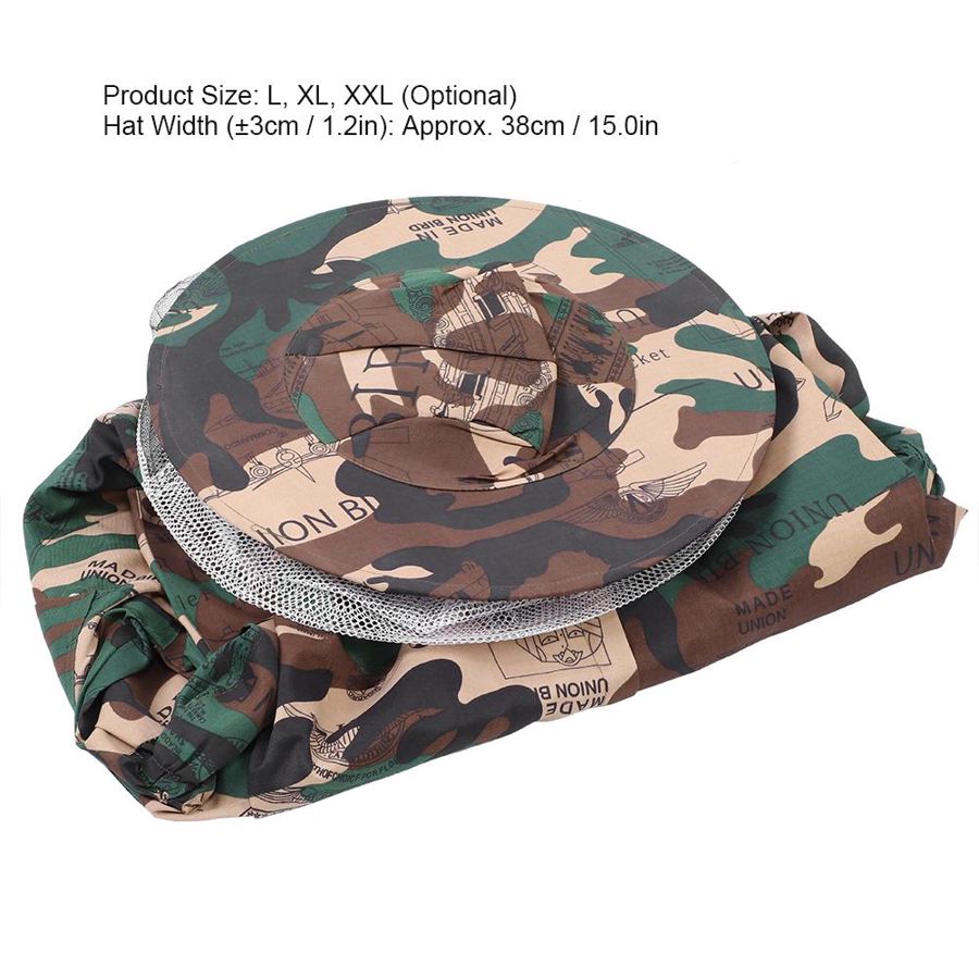 Polyester Cotton Beekeeping Jacket Protective Bee Suits Smock Beekeeper Equipment