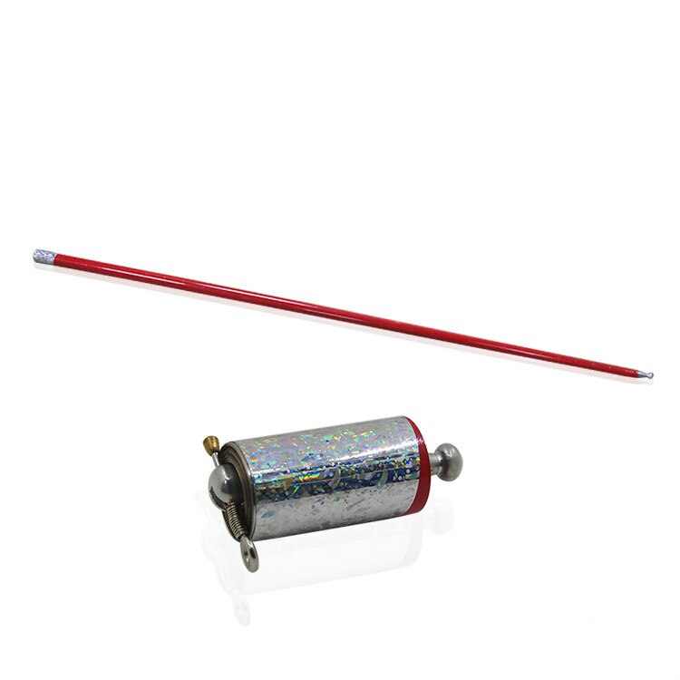 110 CM/150 cm Metal Verschijnen Cane Kan Kiezen Kleur Magic Sticks Voor Professionele Goochelaar Stage Street Magie Illusie accessoires: red 110cm