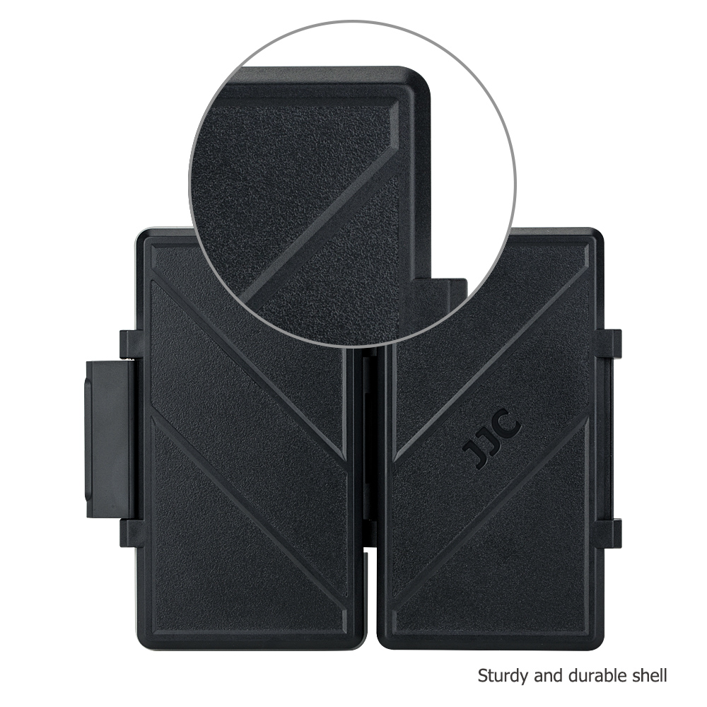 Jjc 6 Slot Memory Card Case Houder Opbergdoos Voor Xqd Kaarten Voor Nikon Z6 Z7 D850 D500 D6 D5 d4S D4 Panasonic Lumix DC-S1 DC-S1R