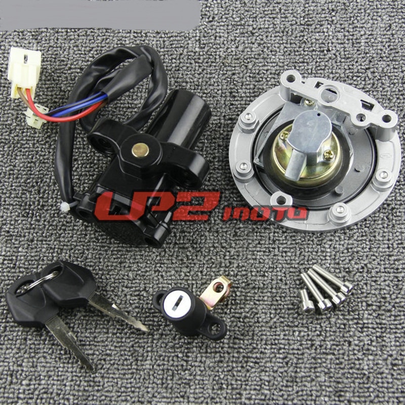Ignition Switch Fuel Gas Cap Seat Lock Set for Yamaha XT660 XT660Z Tenere 08-13/15 MIDNIGHT STAR V-STAR XVS1300 XVS1300A 07-15