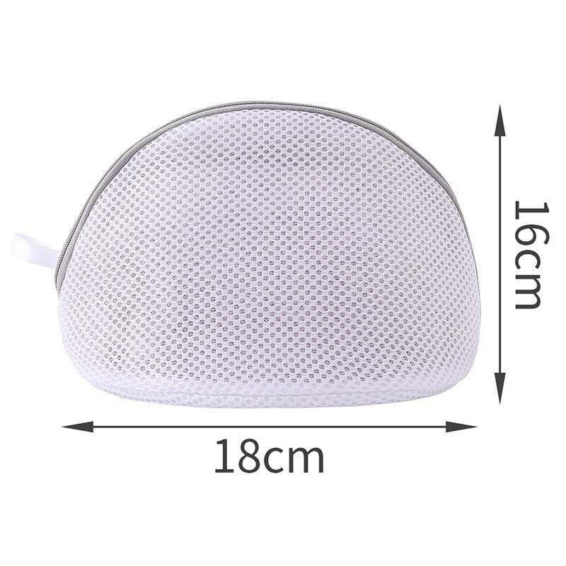 Bolsas de lavandería para lavadora, organizador de ropa interior portátil de viaje, bolsa de almacenamiento de sujetadores, Bolsa de lavado de malla de poliéster, producto de lavandería para el hogar: Shell bra bag - gray