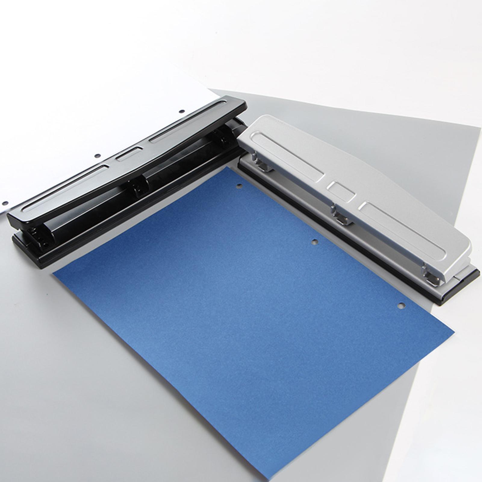 Three holes Manual Office puncher Office Loose leaf A4 paper Punch supplies Metal stationery