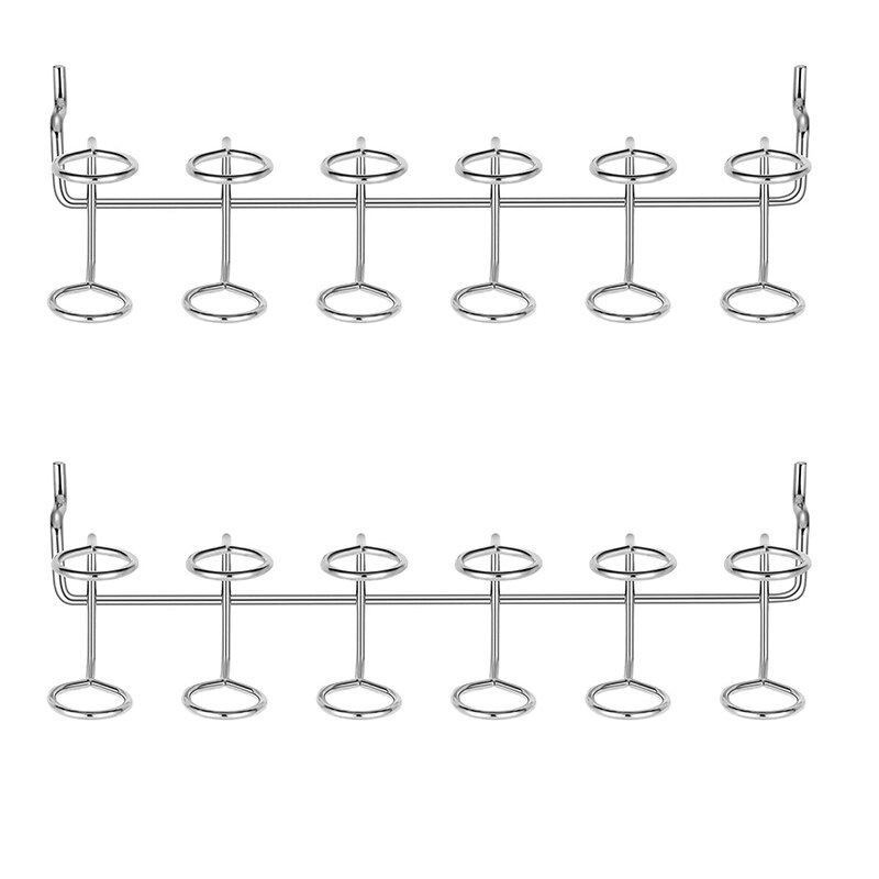 Top 2 Stuks Schroevendraaier Houder Pegboard Multi-Tool Houder Accessoire Pegboard Accessoires Multi-Ring Gereedschaphouder Voor Pegboard: Default Title