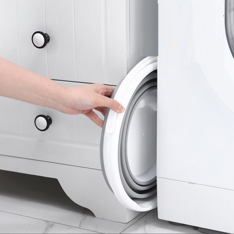 Draagbare Opvouwbare Plastic Wateremmer-Outdoor Camping Multifunctioneel Bassin Met Handvat Slaapzaal Essentials