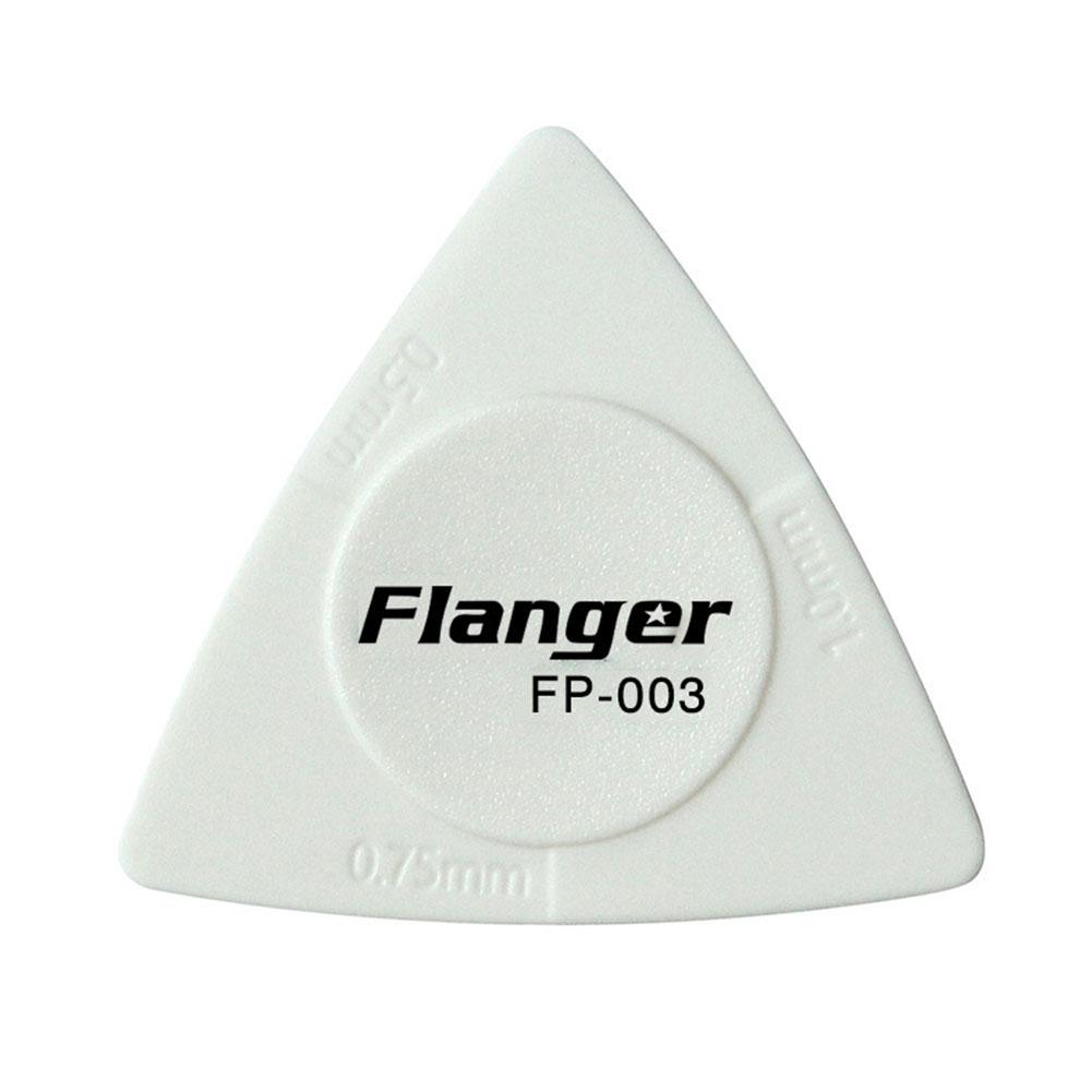 Flanger 1 Pcs Plectrums Driehoek Zwart Wit Plectrums Anti-Slip Stijl Abs Materiaal Picks Gitaar Accessoires