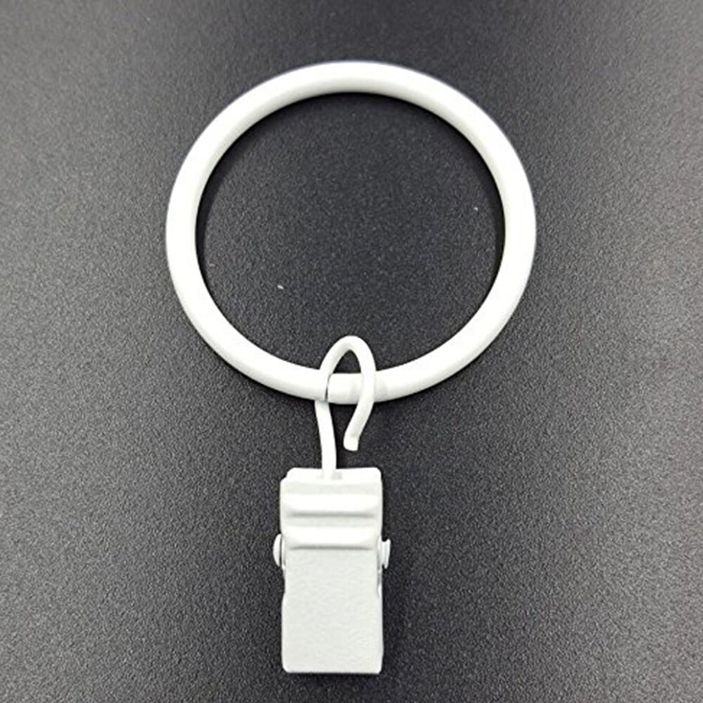 36 stk gardin clips krog vindue bruse gardin clips ringe maling hvidt gardin dekorativt tilbehør