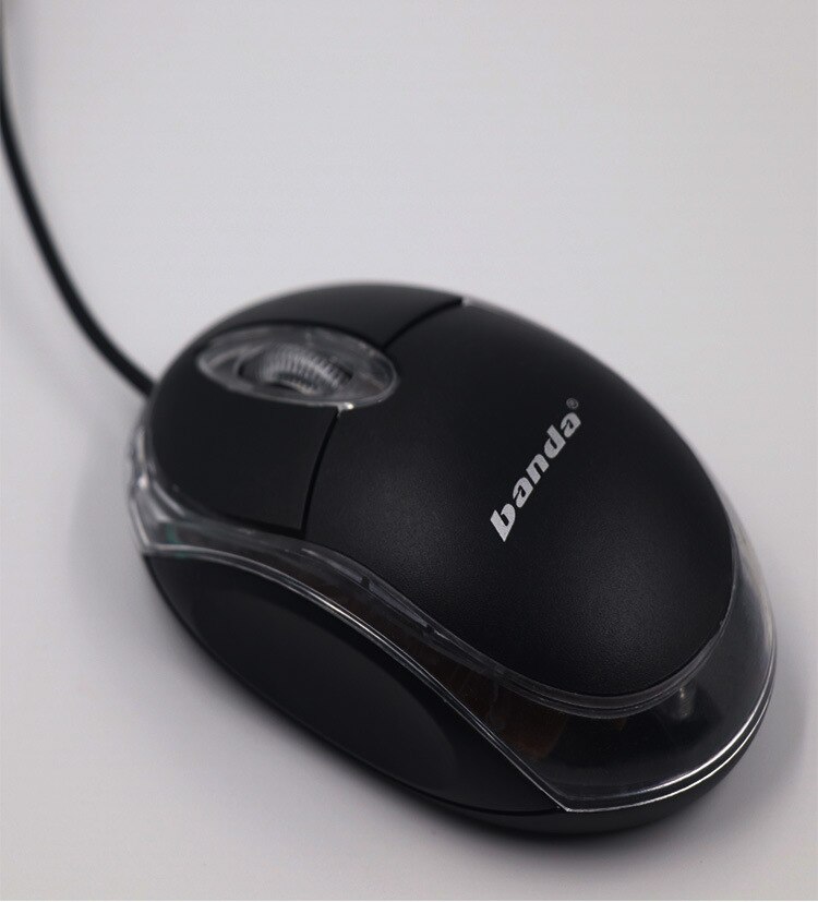 1200DPI LED Optical USB Mouse Wired Gaming Mouse Gamer 3 Button Ergonomics Computer Mice For PC Laptop Computer Desktop: black