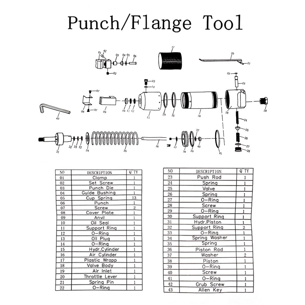 SY-8130 en alliage d'aluminium trou-poinçonneuse pneumatique Air poinçon métal double usage poinçonnage plieuse