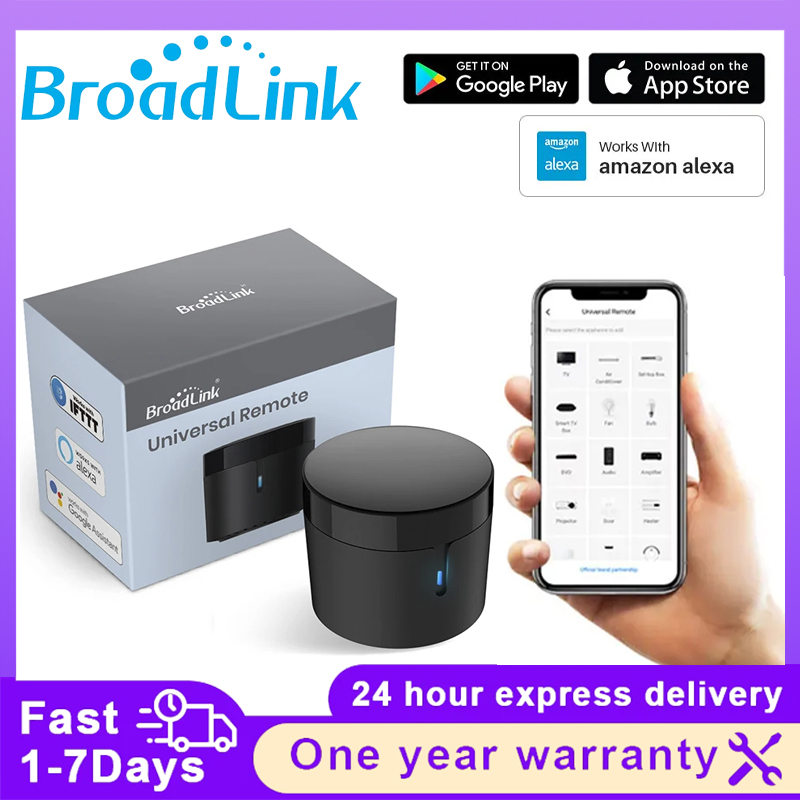 Broadlink RM4 MINI+HTS2 IR Wifi Remote Controller Air Conditioning TV Set-top Box Temperature Humidity Sensor HTS2 with Alexa