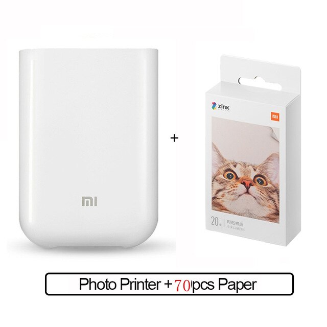 Originele Xiaomi Zink Pocket Printer Papier Zelfklevend Photo Print 10//50/100 Vellen Xiaomi 3-Inch Mini pocket Photo Printer