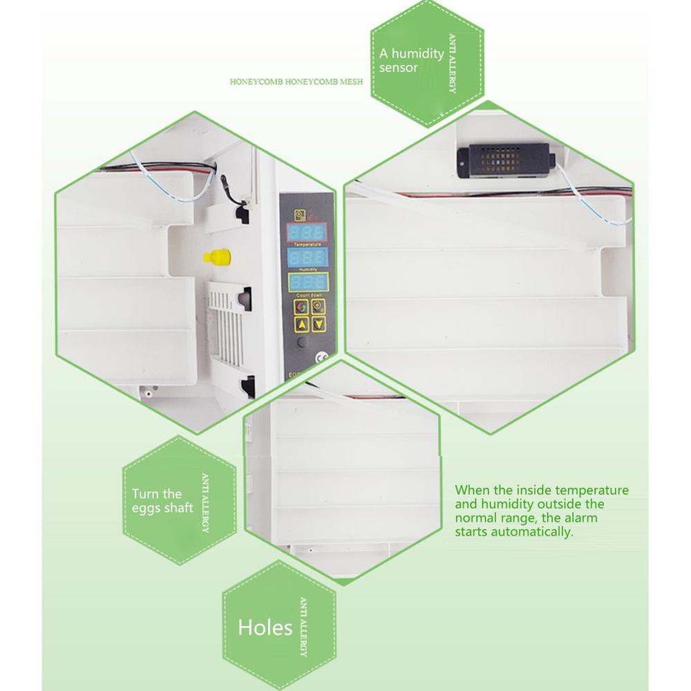 Automatische Incubator Broedmachine Boerderij Broederij Machine 24 Ei Kip Eend Gans Vogel Duif Kwartel Broedmachine Veeteelt