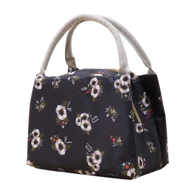 Cactus Draagbare Geïsoleerde Oxford Lunch Tas Thermische Voedsel Picknick Lunch Tas Voor Vrouwen Kinderen Functionele Patroon Koeler Lunchbox: F