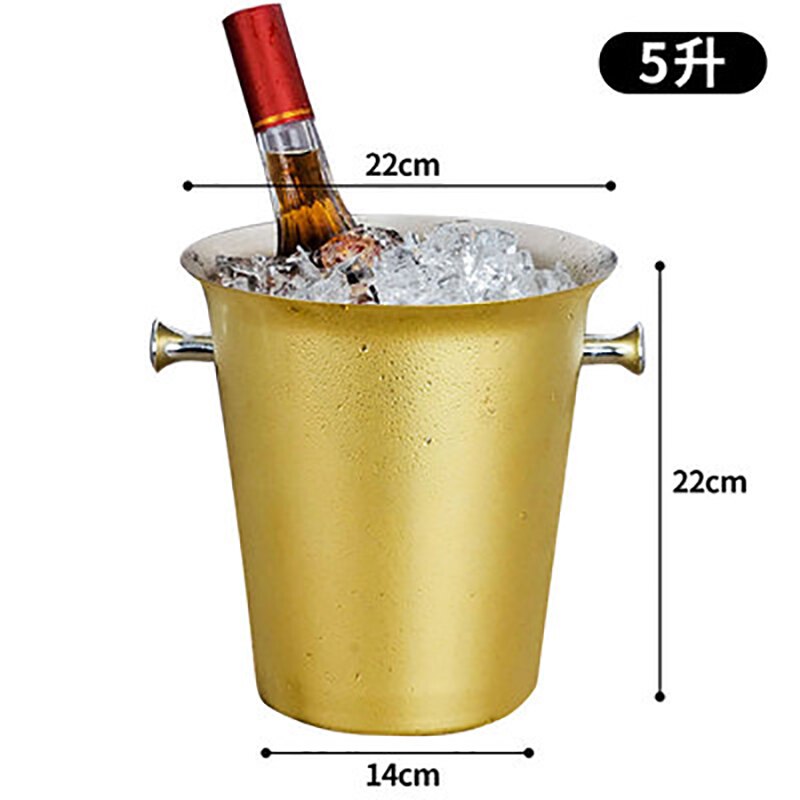 DEOUNY Eiswürfel Eimer Champagner Bahre Eis Eimer Für Dekor Kühlung Wein Trinken Kühler Für EINE Mini Bar Barmann Werkzeuge Spielereien