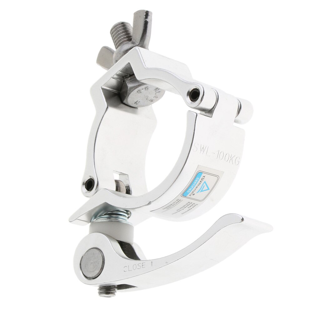 Aluminum LED Stage Light Hook Clamp Clamp Loading 100kg