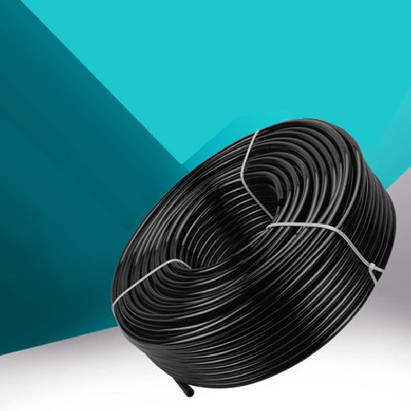 1m/per Internal Diameter 9mm External Diameter 12mm PVC Pipe Black Tube for Garden Vegetable Field