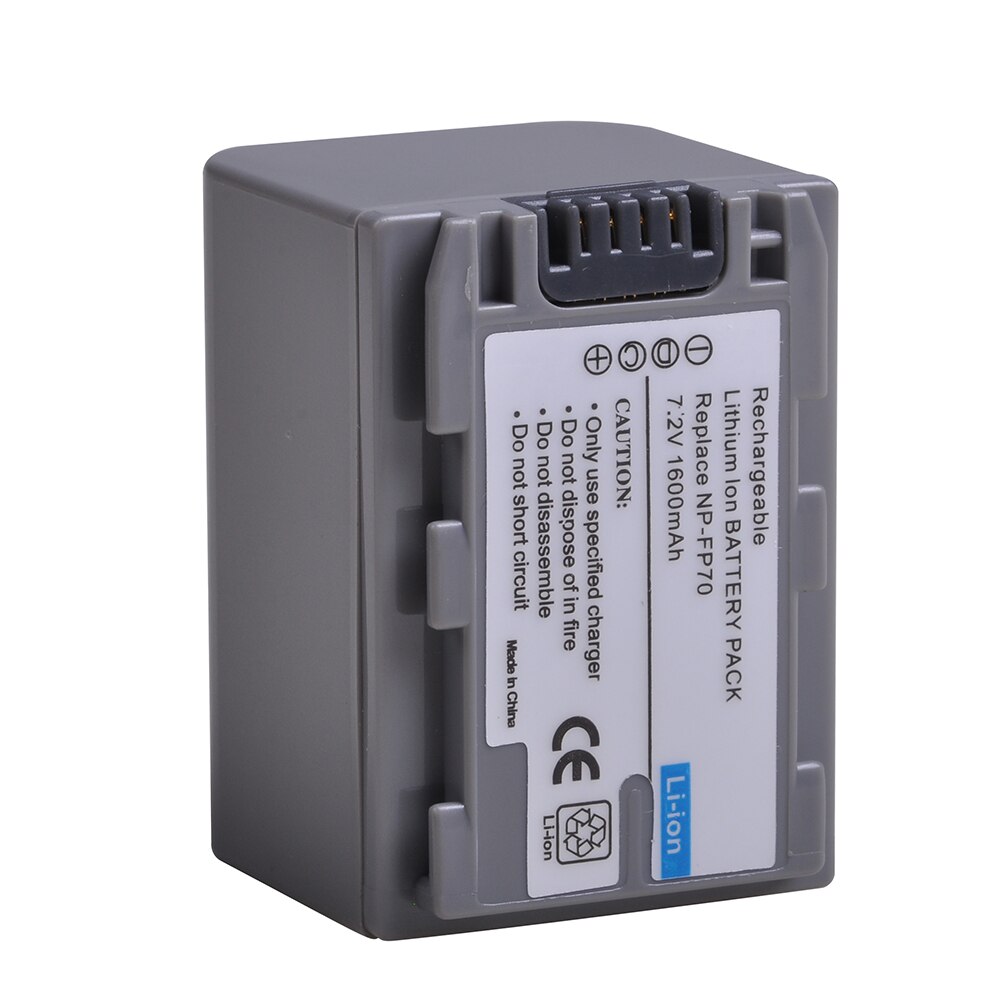 1600mAh NP-FP70 NPFP70 NP FP70 Battery for Sony NP-FP30, NP-FP50, NP-FP51, NP-FP60, NP-FP71, NP-FP90, DVD92, DVD103