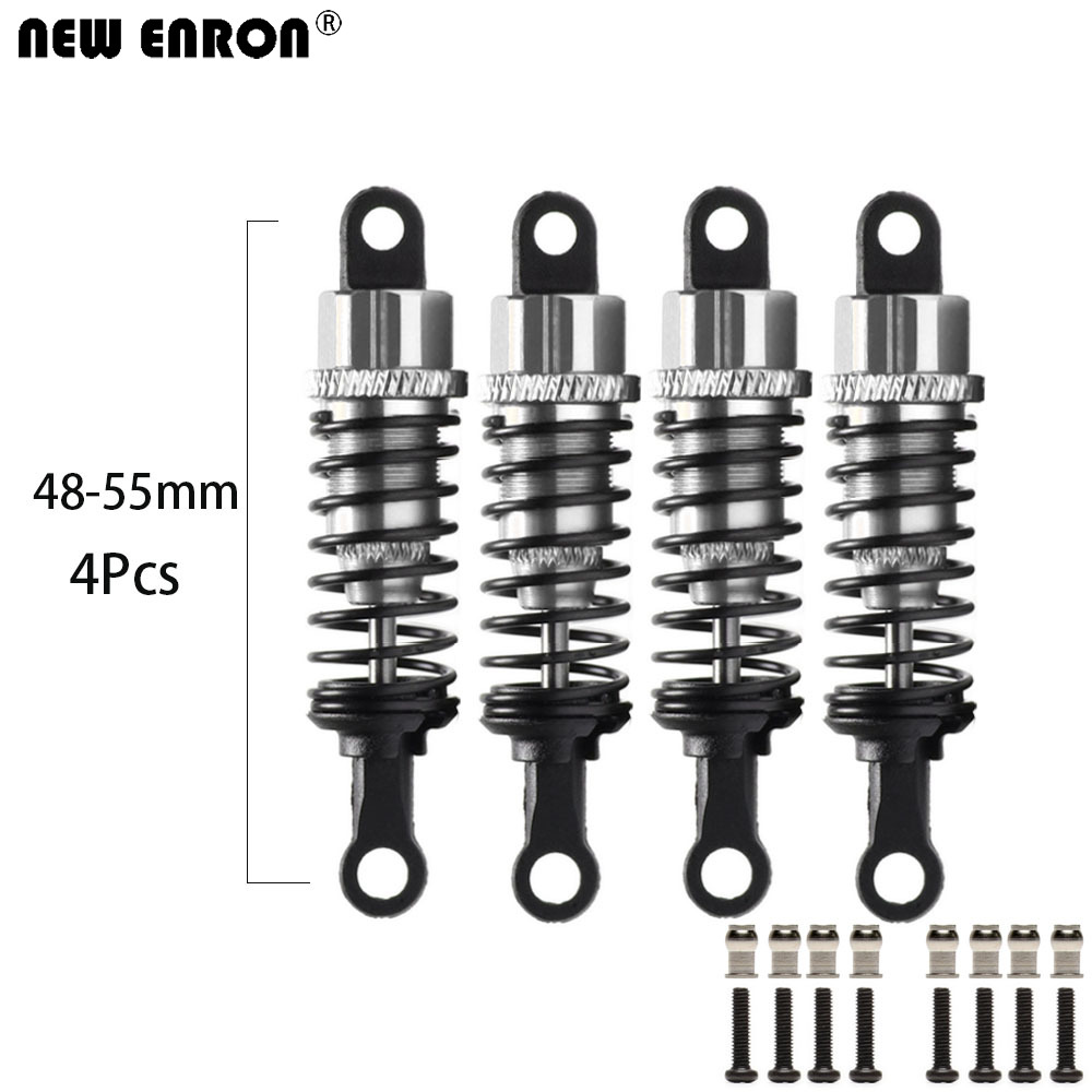 amortiguador de aceite de aleación de Metal ENRON 55mm para 1/18 RC Car WLtoys K929 A949-55 A959 A969 A979: Champán