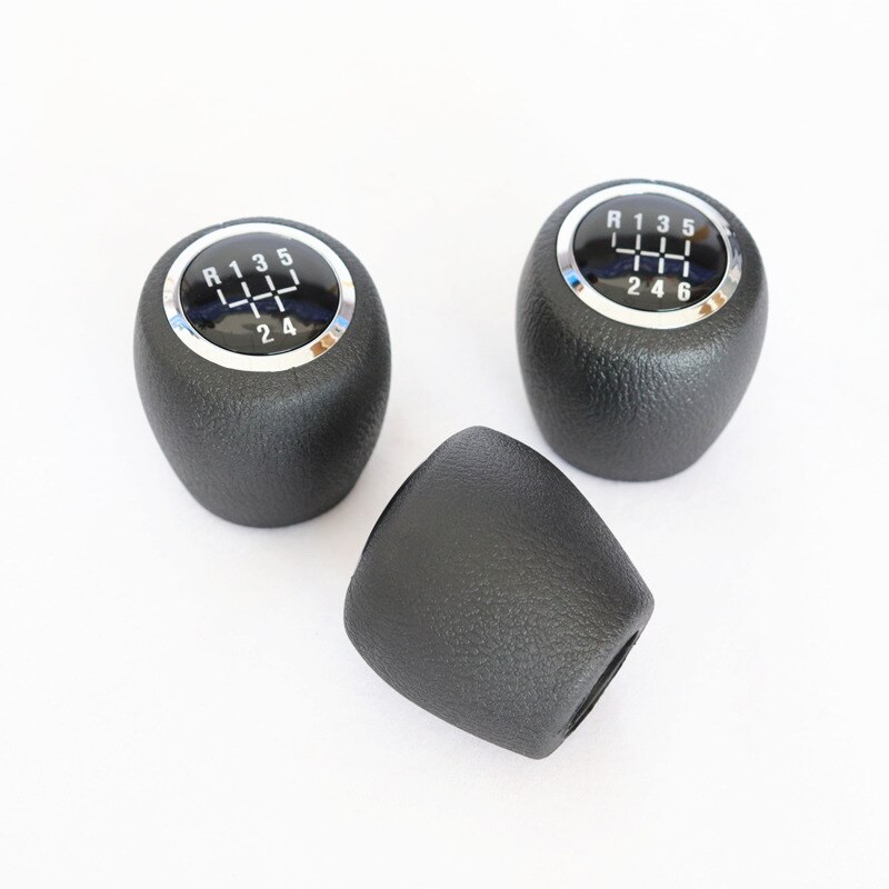 Perilla de palanca de cambios de cuero PU de 5/6 velocidades para Chevy Chevrolet Cruze , , , , , , , accesorios de coche de bola de mano