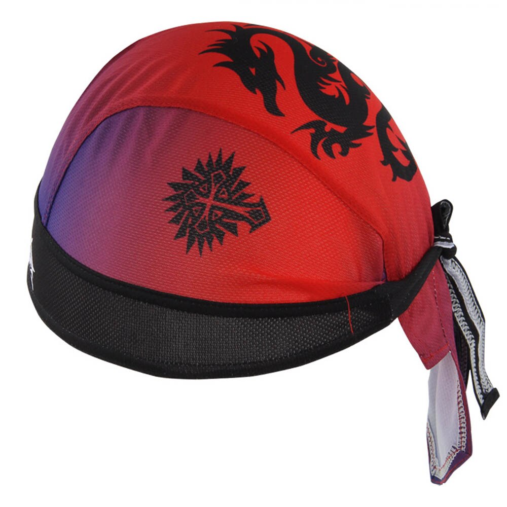 Fietspetten heren en dames fietskleding pet/fietsmutsen: Draakrood