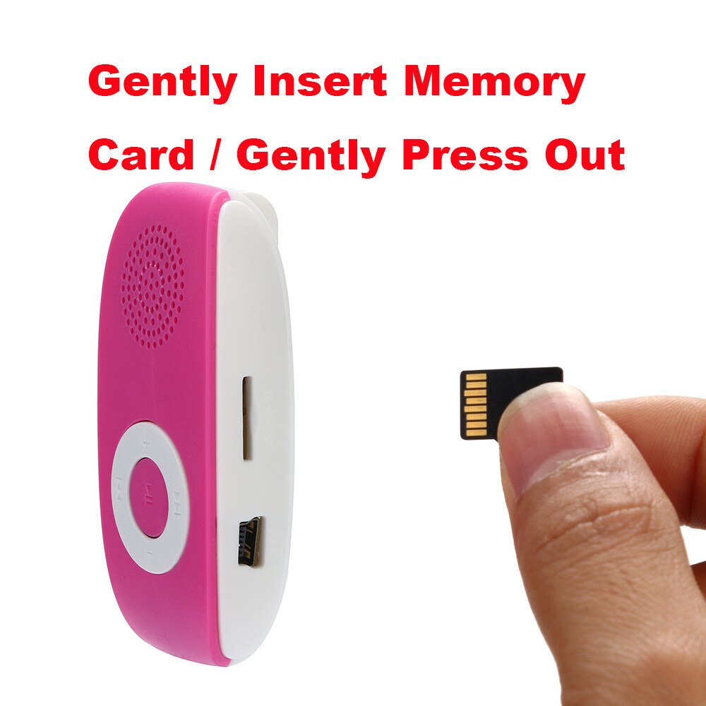 usb HiFi music player MP3 walkman reproductor Clip MP3 Player Support SD TF Card 32GB Sport Music Media Built-in Speaker