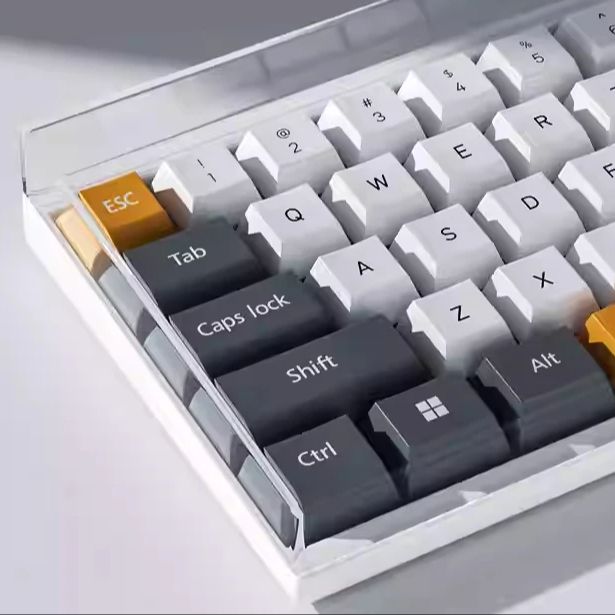 Mechanical Keyboard Dust Cover Acrylic Protecting Shell Bent Compatible With Layout 60 68 87 104 96 WOOTING ROG Azoth IKKI