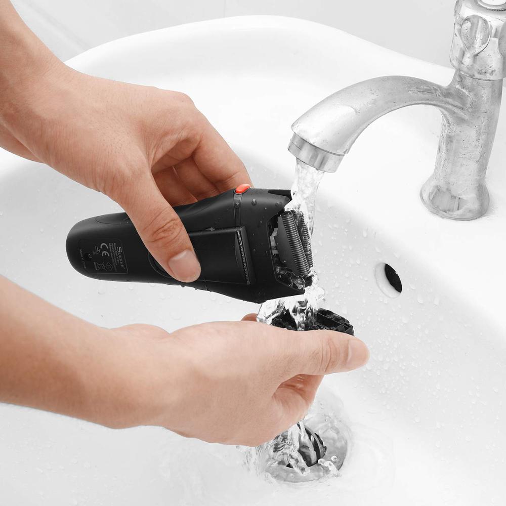 wet dry digital display rechargeable electric shaver facial electric razor for men stubble beard shaving machine rechargeable