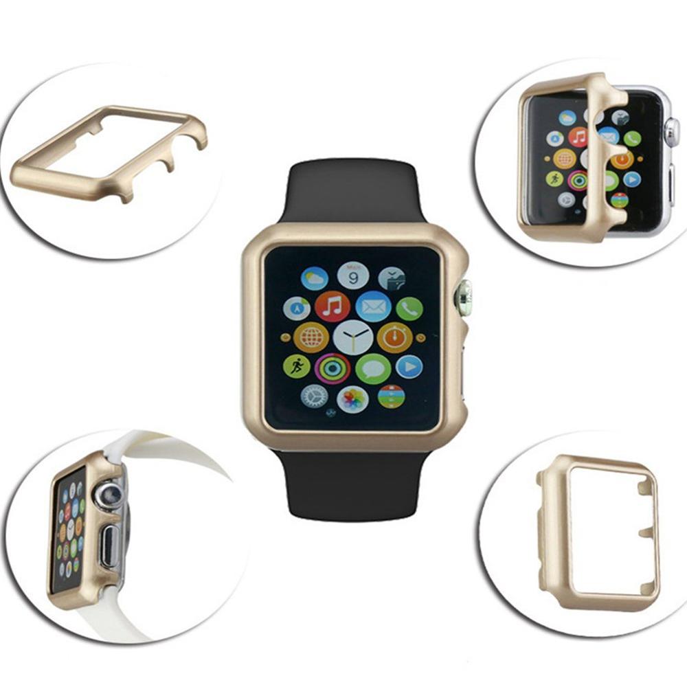 Bedst til apple watch serie 5 beskyttende etui 44mm 40mm metalur etui til iwatch 5 4 3 2 1 38mm 42mm beskyttende cover shell