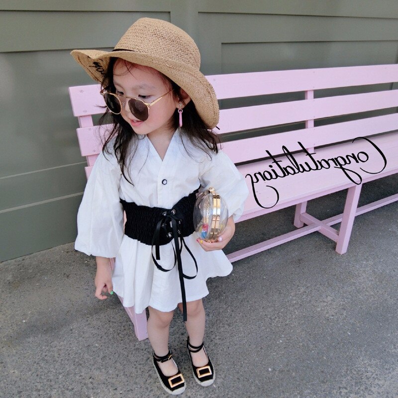 Camiseta blanca de manga larga para niñas, para niñas, para niños, ropa , nueva Camisa de algodón para niños, blusas de primavera para niñas