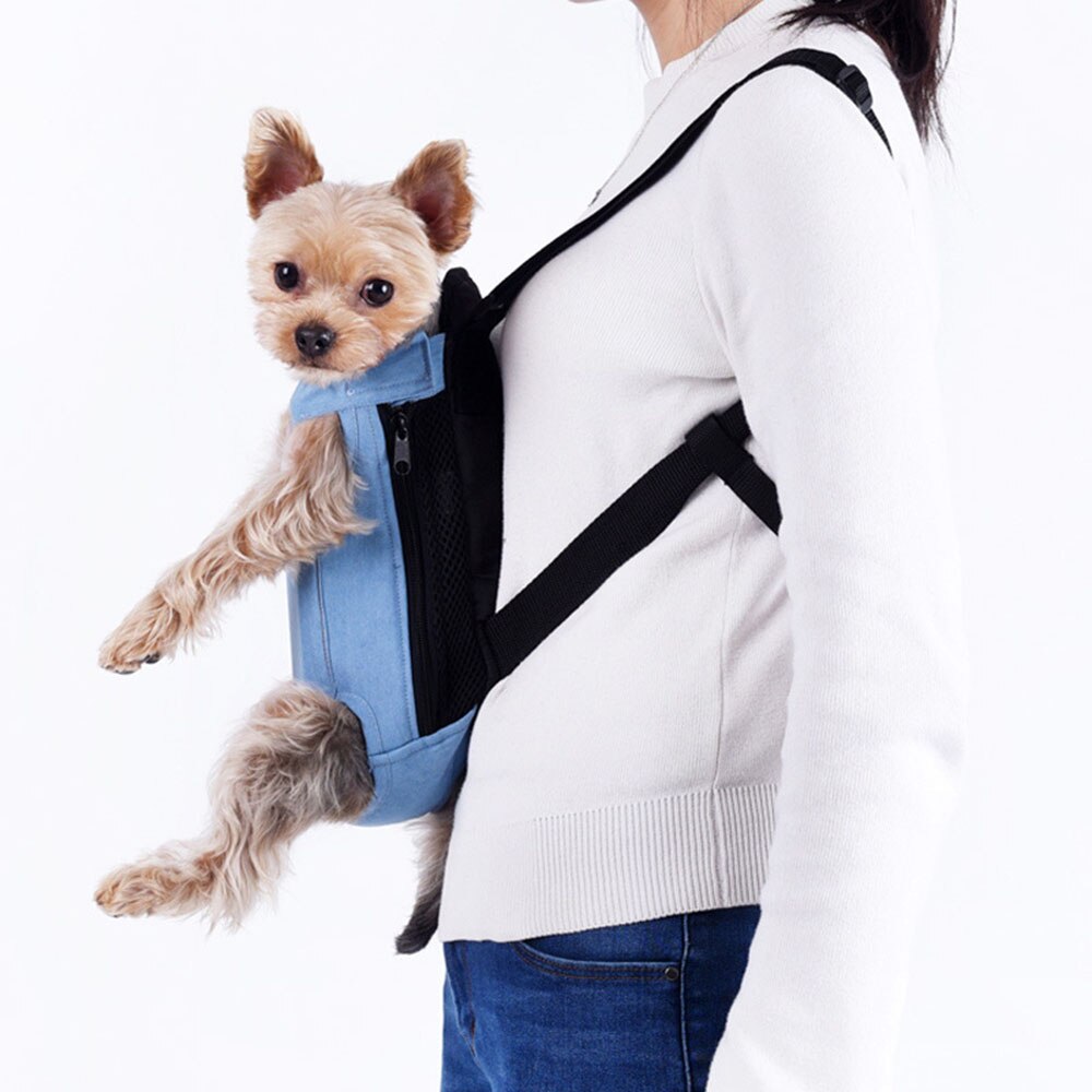 Mochila porta perros con patas para cachorros, bolsa de viaje para gato, manos libres para caminar, senderismo, bicicleta y motocicleta