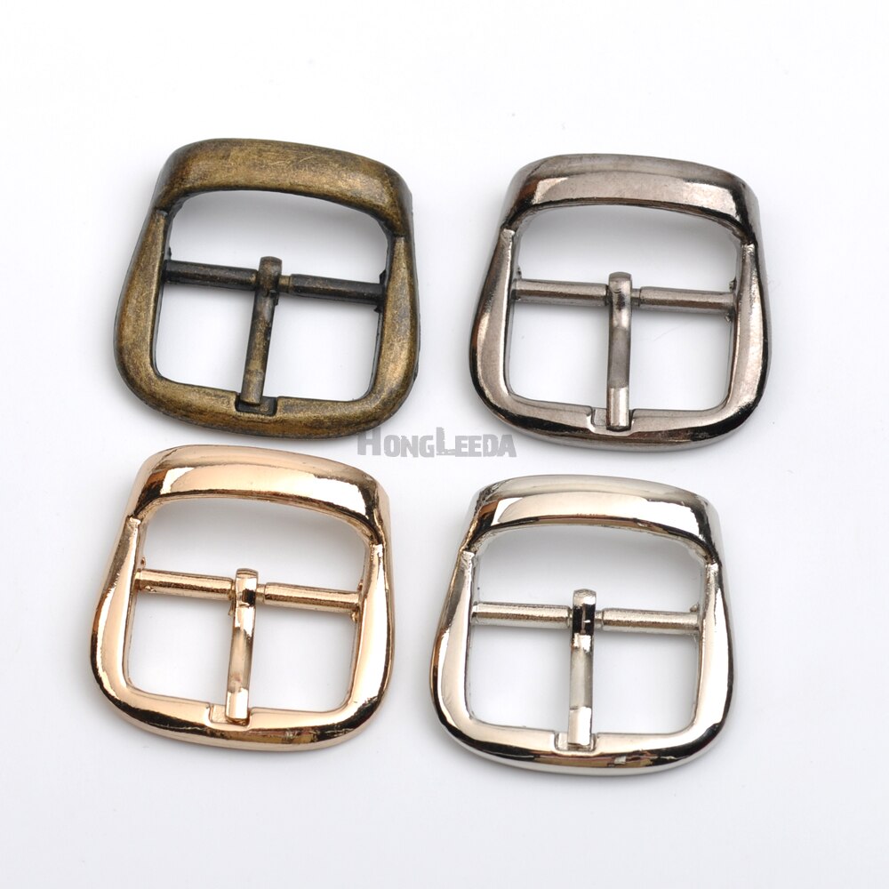 25pcs Metal Buckle hook buckle clip 22mm metal buckle with pin bronze high polished belt buckle BK-049