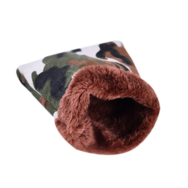 Casa de nido para hámster, cama cálida para animales pequeños, erizos de conejillos de indias de algodón de felpa suave, esterilla para ratas holandesas, accesorios para mascotas pequeñas: B