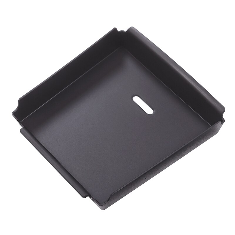 Bandeja negra de Caja de almacenamiento para apoyabrazos de coche con alfombrilla antideslizante, guantera para teléfono, para Alfa Romeo Giulia
