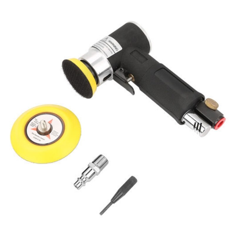 N0HB 2 /3 Inch Air Angle Sander 16000rpm 90° Pneumatic Polishing Machine 1Set Handheld Pneumatic Right Angle Pistols Grip Die