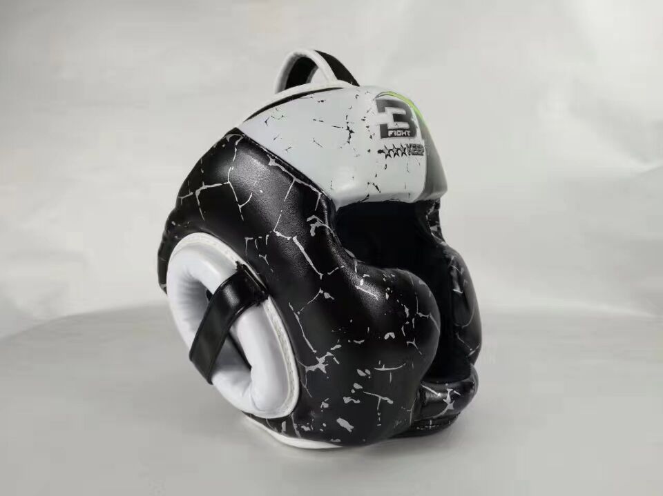 6-10 Years Old Kids Muay Thai Boxing Helmet Kick Boxing Taekwondo Karate Training Children Equipment Boxing Head Guard: White