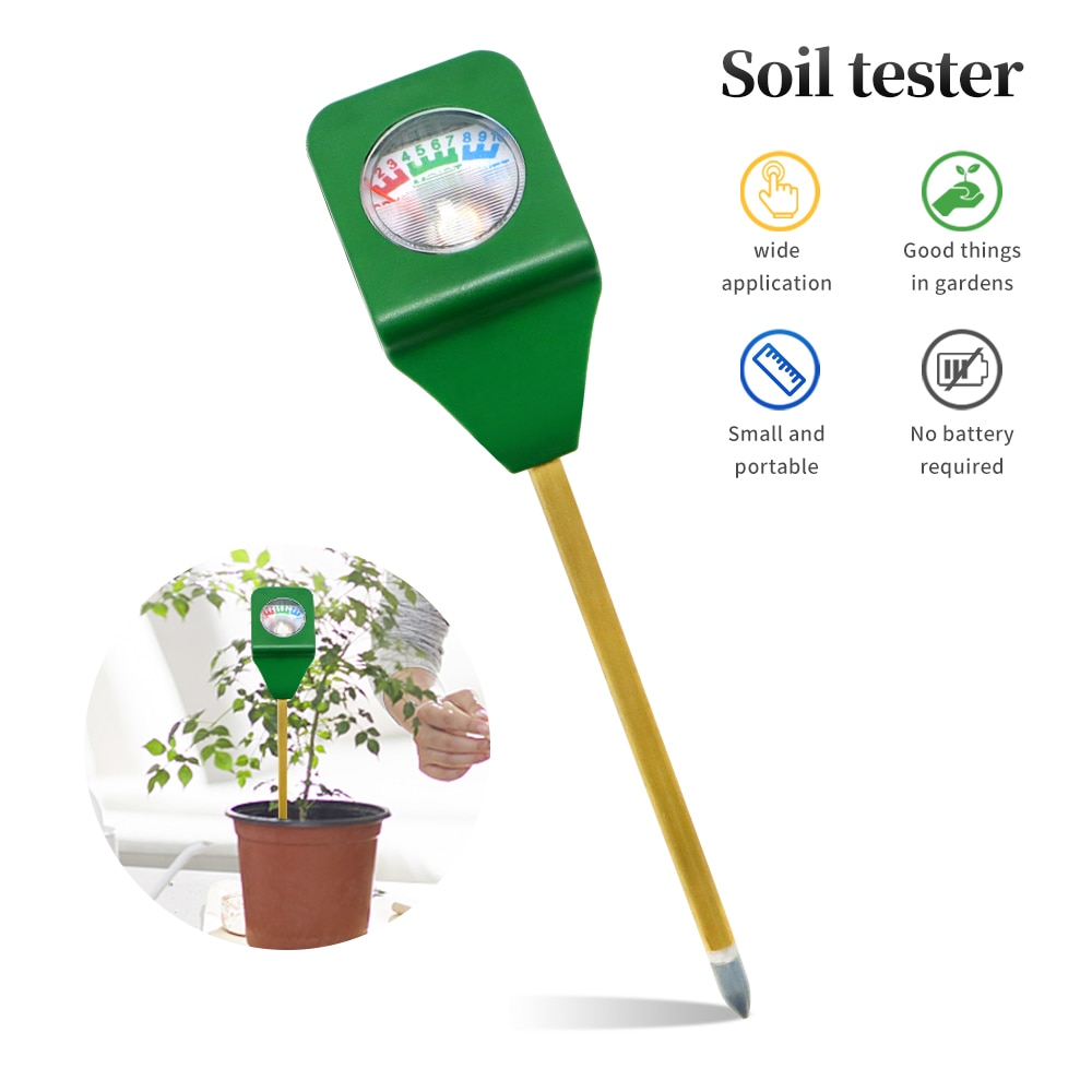 Mini Bodemvocht Tester Vochtigheid Meter Metalen Sonde Tuin Plant Bloem Bodem Vochtigheid Droog Nat Detector Vocht Analyzer