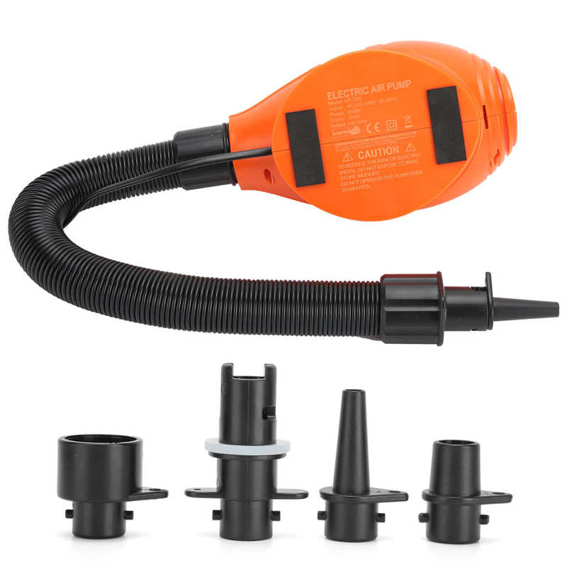 Elektrisk inflator pump airbed air pump uppblåsbar pool air pump pool elektrisk inflator pump 220-240v europeisk kontakt